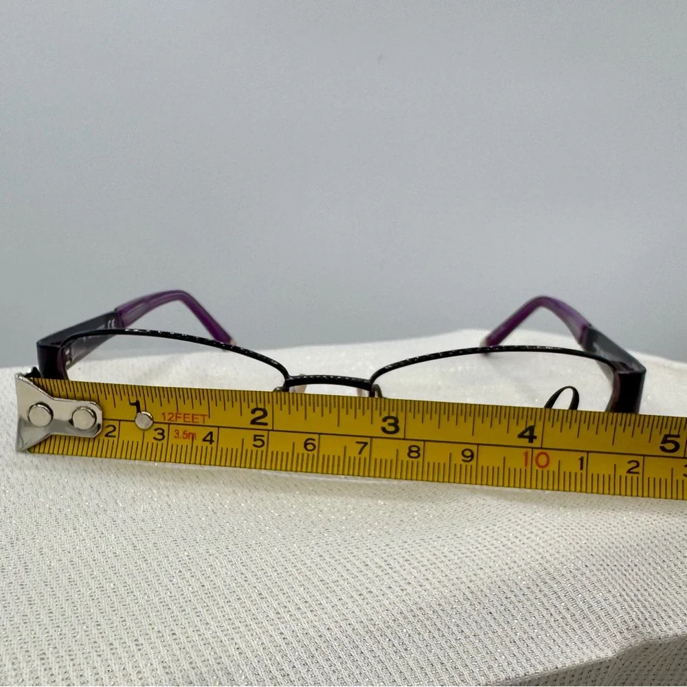 NWT Nine West NW448 Women's Purple Stainless Steel Eyeglasses Frames‎ 135mm